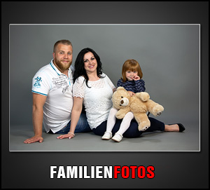 Wir erstellen Familienfotos mit Kindern bei uns im Fotostudio